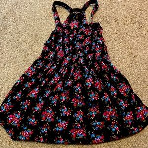 Express Black Floral Tank
